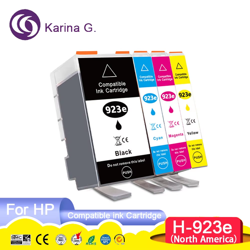 Karina.G For 923 923e Color Compatible Inkjek Ink Cartridge for OfficeJet Pro