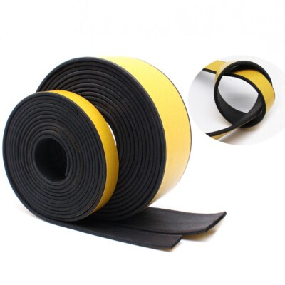 Strong Adhesion Eva Black Sponge Foam Rubber Tape Anti-collision Seal Strip
