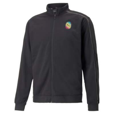 

Мужская черная повседневная спортивная верхняя одежда Puma Out Athletics Full Zip Jacket 52233401, Черный, Puma Out Athletics Full Zip Jacket