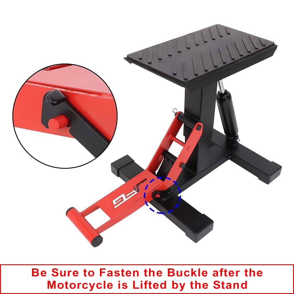 1000 Lbs Dirt Bike Lift Stand Adjustable Hydraulic Easy Lift Jack For Dirt Bike