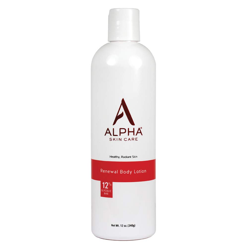 Alpha Skin Care Revitalizing Body Lotion with 12% Glycolic AHA, Simple Effective