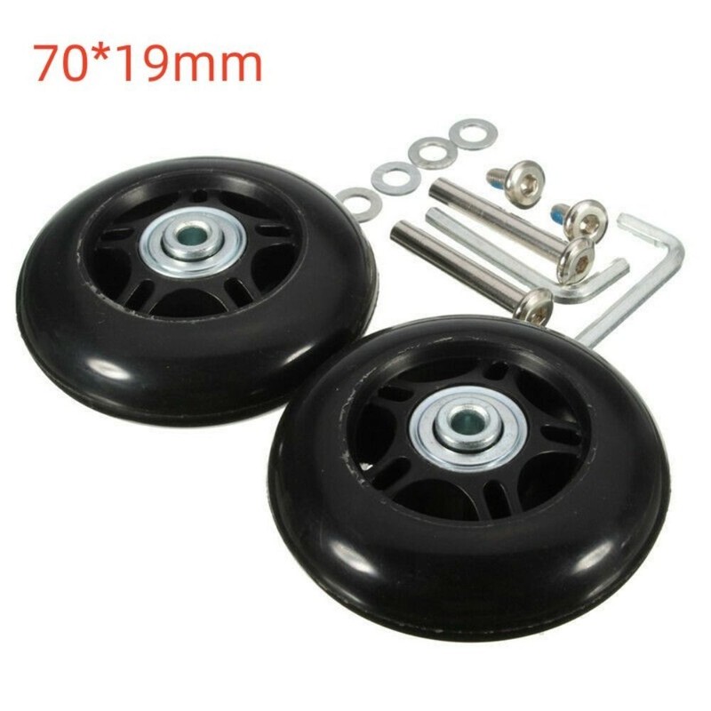 Travel Luggage Wheels With Screw Suitcase Parts Axles Axles Repair Kit