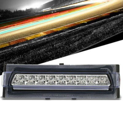 Chrome Housing/Clear Lens LED Rear Tail Third Brake Light For 91-96 Corvette C4