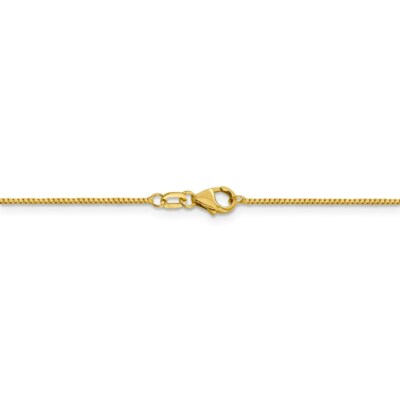 Pre-owned Superdealsforeverything 18k 16 Inch .9mm Box With Lobster Clasp Chain; 16 Inch; Lobster Clasp In Yellow