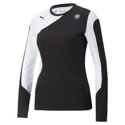 

Puma Bmw Mms Street Moto Crew Neck Long Sleeve Pullover Shirt Womens White Athle, Белый