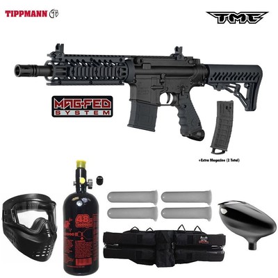 Tippmann Maddog TMC MAGFED Starter HPA Paintball Gun Marker Package