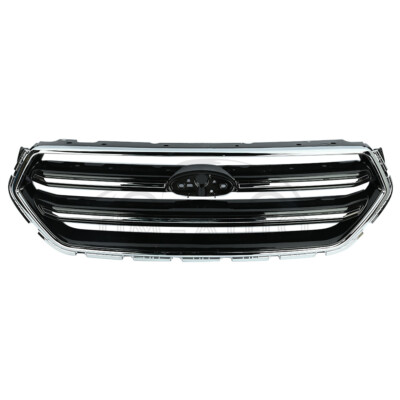 Fits 2017-2019 Ford Escape Front Upper Bumper Grille Black&Chrome GJ5Z8200C