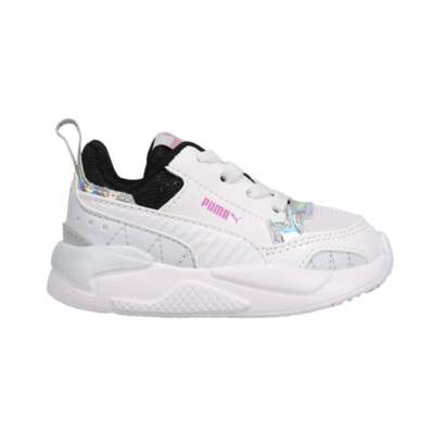 

Puma XRay 2 Square Glow Ac Lace Up Infant Girls Белые кроссовки Повседневная обувь 383, Белый, Puma XRay 2 Square Glow Ac Lace Up Infant