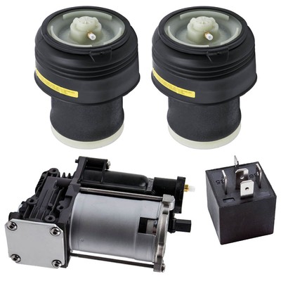 2X Luftfederung hinten + Kompressor for BMW X5 E70 X6 E71 E72 37206859714