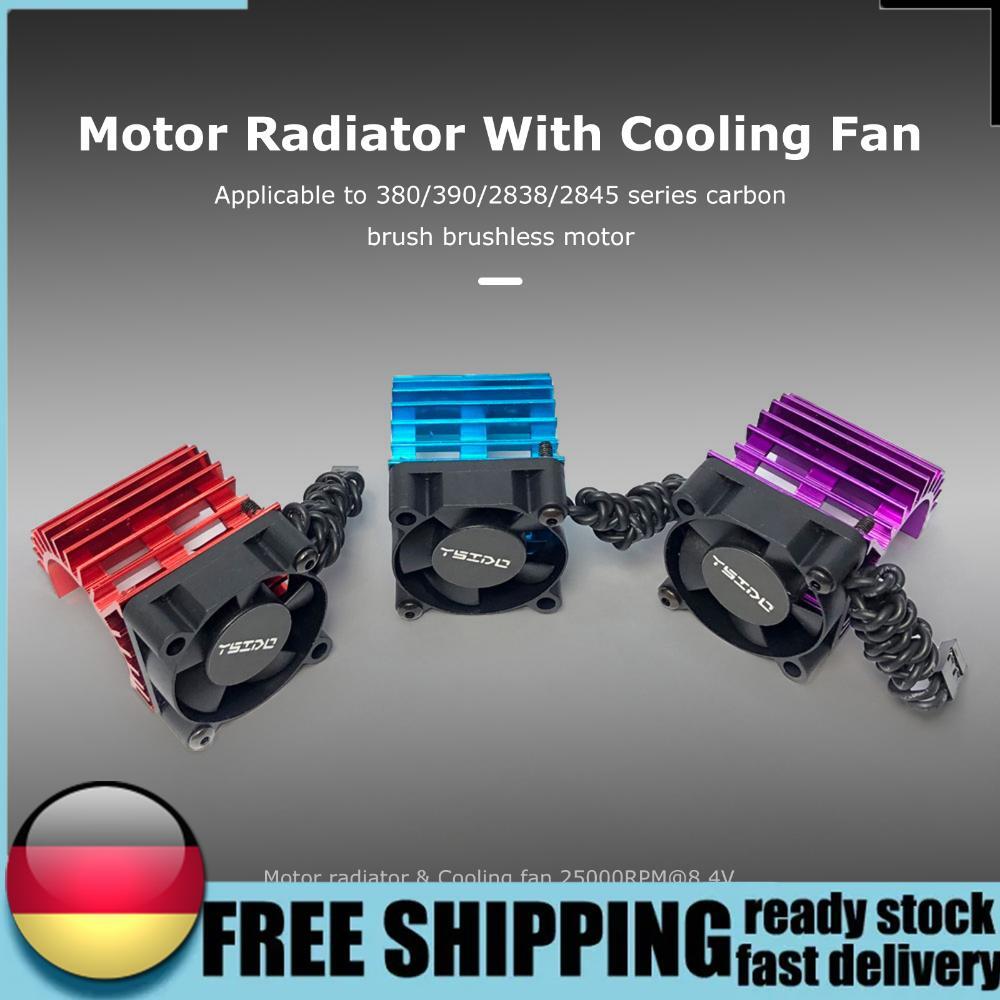 RC-Motor Kühlkörper Mit Lüfter – 8,4 V, Für Bürstenlose 380 Motoren (28/29 Mm), 32000 U/min, Für 1/8 & 1/10 RC-Autos
