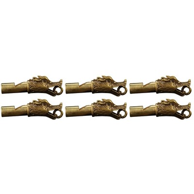  3 Pieces Dragon Whistle Necklace Tooth Faucet Outdoor Travel Child