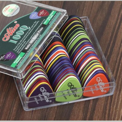 100 Pieces Alice Multicolor Guitar Picks Mixed ABS Premium Plastic Guitar Picks
