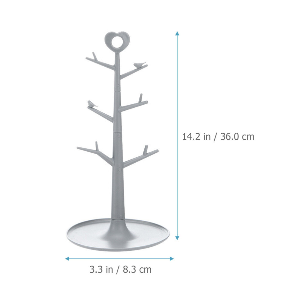 Kitchen Mug Tree Holder Coffee Cup Tea Drying Rack Stand Storage Organizer USA
