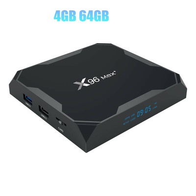 X96 max plus S905X3 Android 9.0 Smart TV Box 4G 32G/64G TV Box WiFi Media player