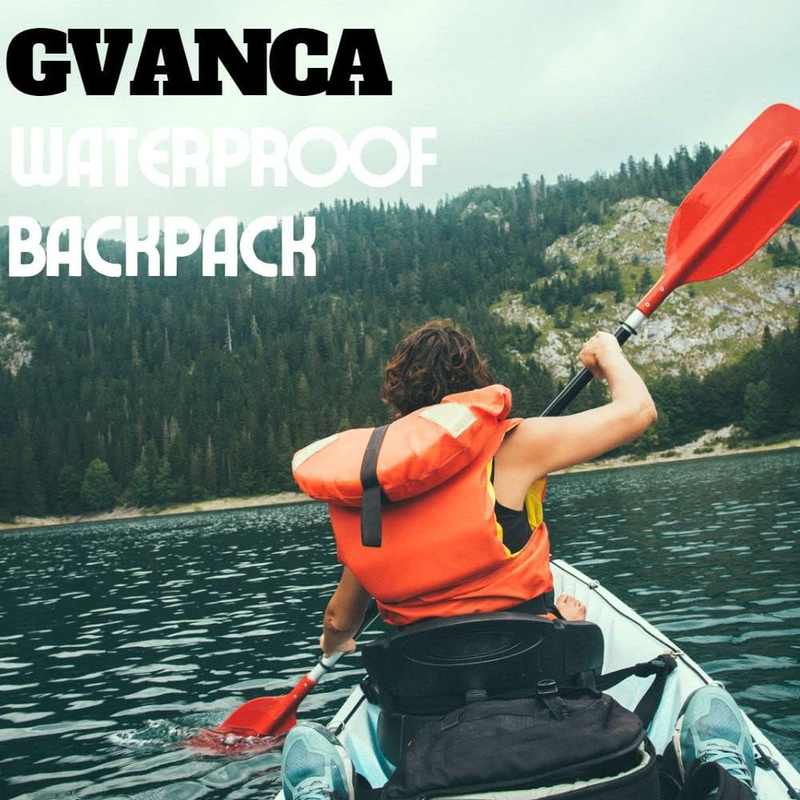 Waterproof Dry Bag Backpack for Kayaking, Roll Top Kayak Dry Backpack, Floating