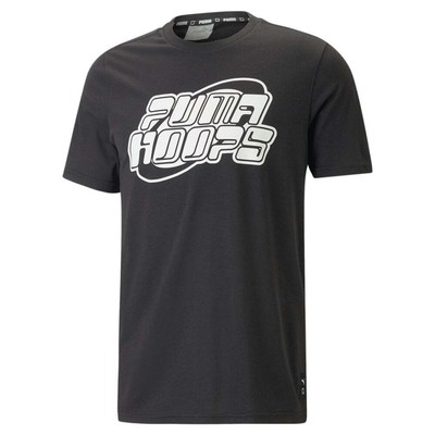 

Футболка Puma Perimeter Logo с круглым вырезом и короткими рукавами, мужские повседневные топы размера , 5385, Черный, Puma Perimeter Logo Crew Neck Short Sleeve T-Shirt