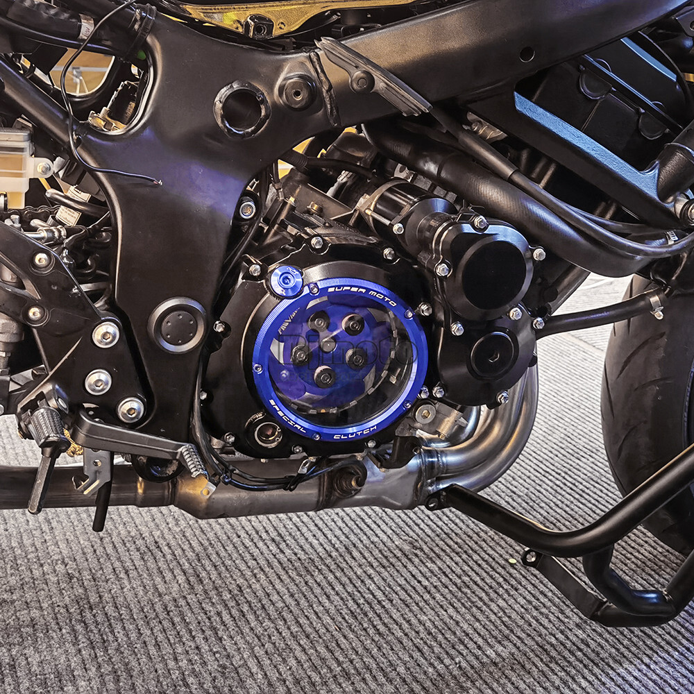 GSX-R GSX-S クラッチカバー シースルー CNC Racing Clear