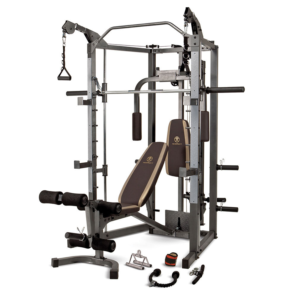 Home Gym Smith Machine | SM-4008 Weight Training Circuit Cag