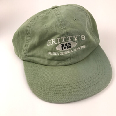Gritty's Maine's Original Brewpub Light Green Cotton Cap