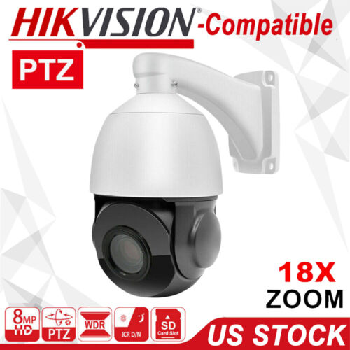 Compatible Ptz 4k 8mp Ip Camera 18x Zoom Ptz-4818x-iz Night 