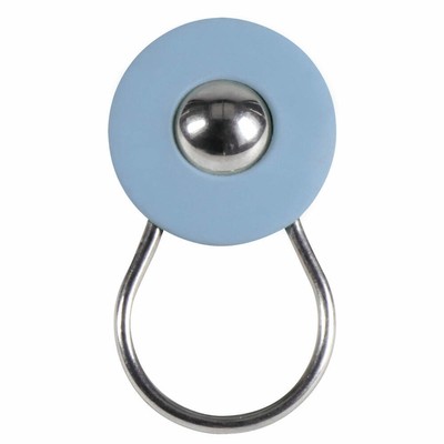 Depot4Design Orbit key ring, key organizer, V2A, rubber, soft blue