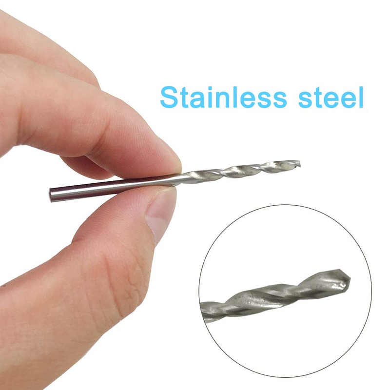 Hand Pin Vise with 20 Pcs Drill Bits,  Precision Hand Drill Rotary Tool with Min