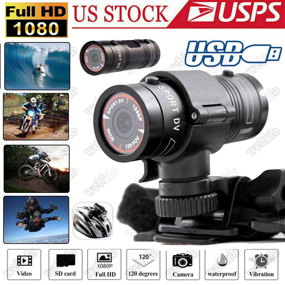 Outdoor Motor Bike Helmet Action Camera 1080P HD Video Camco