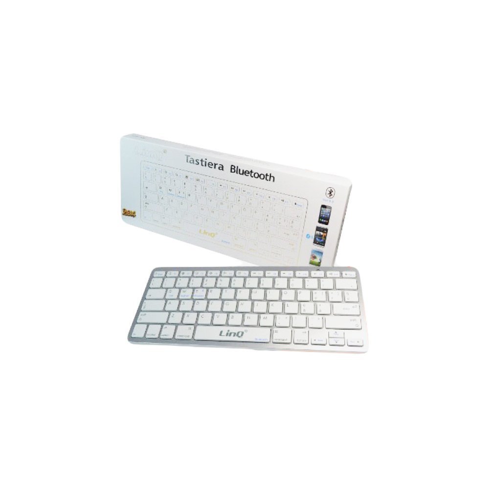 Tastiera Bluetooth Per Smartphone Ipad Tablet Pc Tastiera Italiana Linq Bk-801