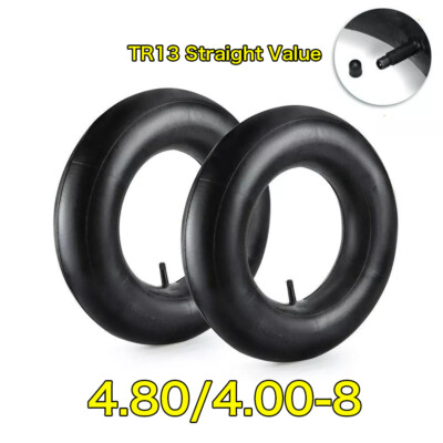 2Pcs 4.80/4.00-8 Inner Tube 4.00-8 4.80-8 480/400-8 Wheel Barrow Tillers Tires