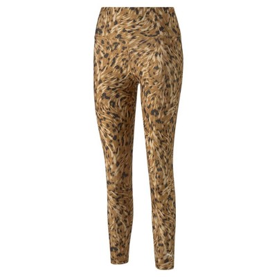 

Спортивные леггинсы Puma Safari Glam с высокой талией 78 женские коричневые спортивные повседневные леггинсы, Коричневый, Puma Safari Glam High Waisted 78 Athletic Leggings