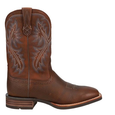

Ariat 11-дюймовые ковбойские мужские коричневые повседневные ботинки Quickdraw с вышивкой и квадратным носком 1, Коричневый, Ariat 11 Inch Quickdraw Embroidered Square Toe Cowboy