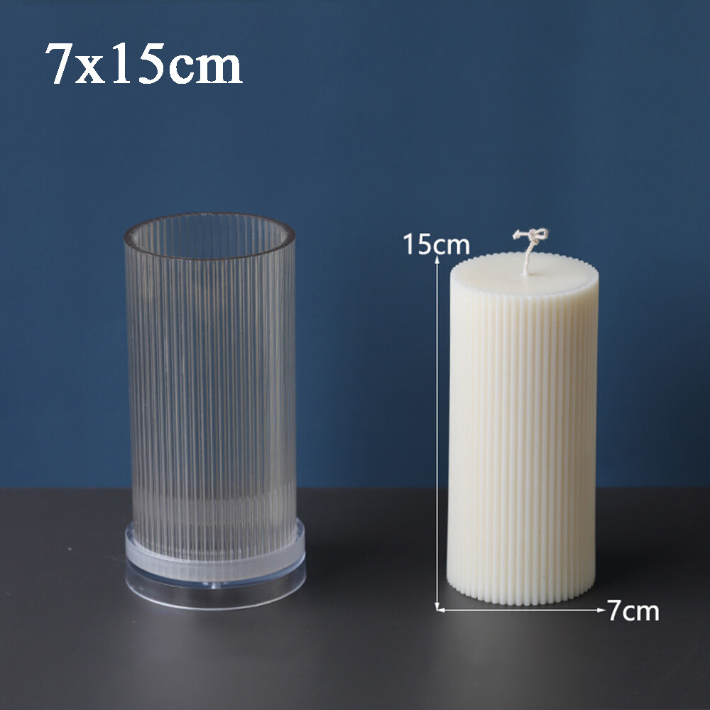 Pillar Shaped Clear Candle Mold Wax Candle Mould for Candle Making