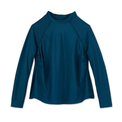 Women' Plu Ize Long Leeve Mock Neck Rah Guard - All in Motion  20W