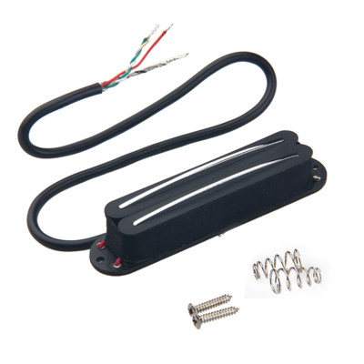 Humbucker Belcat Alnico V Hot Rail Blade Pickup For Electric Guitar Strat Black