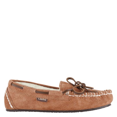 Lamo Britain Moc Girls' Toddler-Youth Slipper - Chestnut