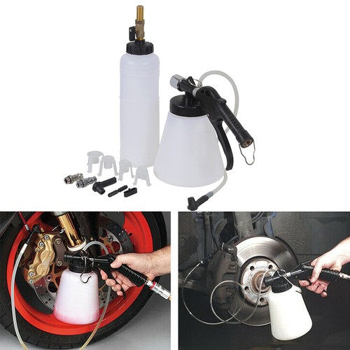 Pneumatic Brake Fluid Bleeder Kit Car Air Extractor Clutch Oil Bleeding
