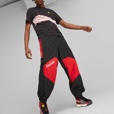 

Puma Scuderia Ferrari Массивные штаны Мужские черные, Черный, Puma Scuderia Ferrari Statement Pants