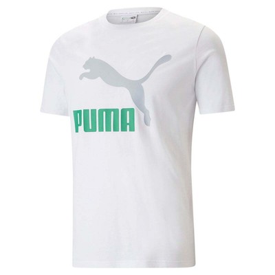 

Футболка с коротким рукавом и круглым вырезом с логотипом Puma Classics, мужские белые повседневные топы 5380695, Белый, Puma Classics Logo Crew Neck Short Sleeve T-Shirt