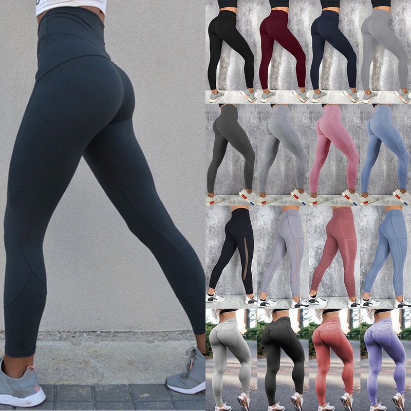 high waisted ruched gym leggings