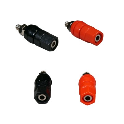 2-pairs Binding Post M5 Speaker Amplifier Terminal Banana Plug Jack (#600-004Q2)