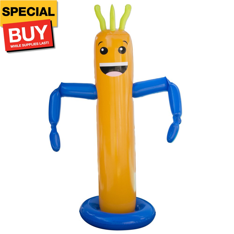 Wacky Wiggles Inflatable Sprinkler Outdoor Water Play Set, Ages 3+