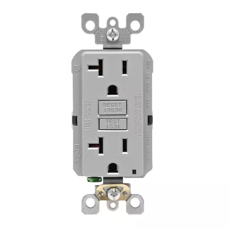 Leviton GFCI Outlet 15A 125V Self Test Tamper Resistant Ground Fault Receptacle