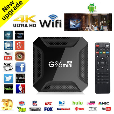 4K 2.4G Ultra HD 64Bit Wifi Android 13 Quad Core Smart TV Box Media Player