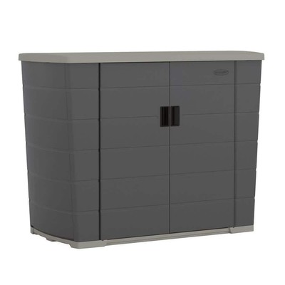 Suncast Entertaining Station Storage 38'' x 49.75'' Water Resistant Cool Gray