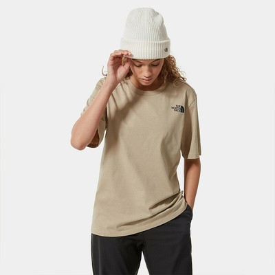 

Женская футболка The North Face Wmns Redbox, песочный, Бежевый, The North Face Wmns Redbox Tee