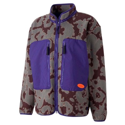 

Puma PAM X Polarfleece Full Zip Jacket Mens Size  Casual Athletic Outerwea, Grey, Puma P.A.M. X Polarfleece Full Zip Jacket