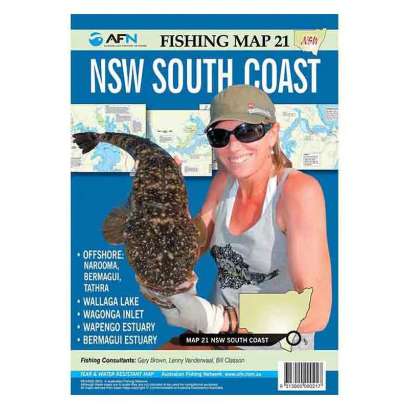 Nsw South Coast - Offshore Fishing Map