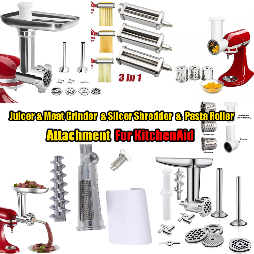 Food Slicer Shredder/Juicer/Meat Grinder Attachment For Kitchenaid Stand Mixer