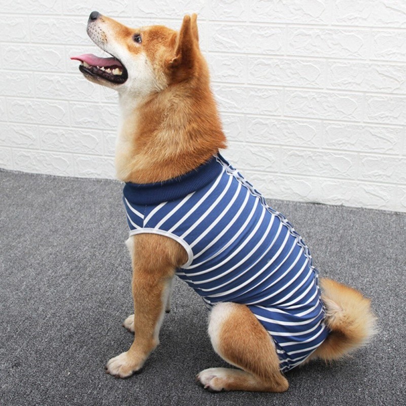 Dog Recovery Suit Abdominal Wound Puppy Surgical Clothes Post-Operative Vest