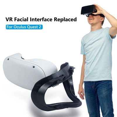 Breathable VR Facial Interface Light Blocking Eye Mask Cover for Quest 2